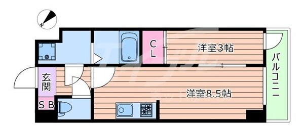 ビエラコート岸部中の物件間取画像